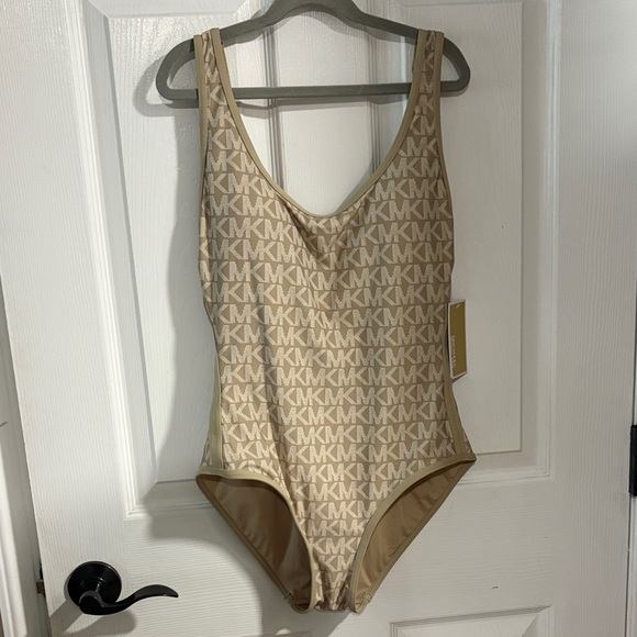 NWT- Michael Kors Tan Bodysuit